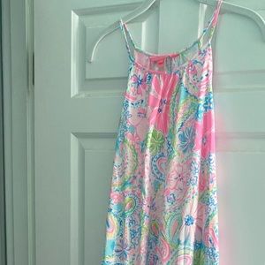 Lilly Pulitzer Tropical Pullover Belted Midi Dress